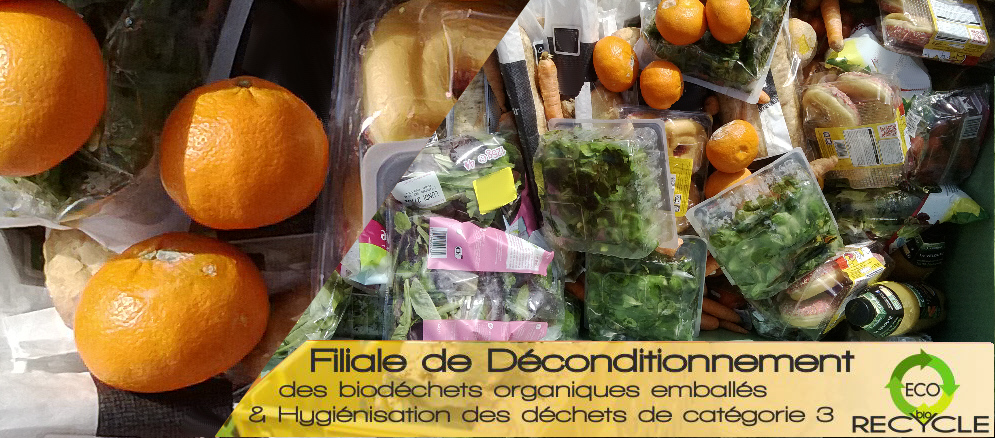 Eco-bio-recycle à Etreville déconditionne tous les bio déchets issus de la filiale agro alimentaire.